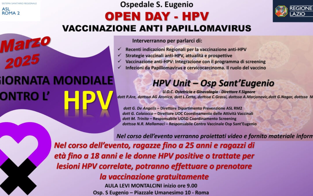 open del vaccinale ospedale S. Eugenio